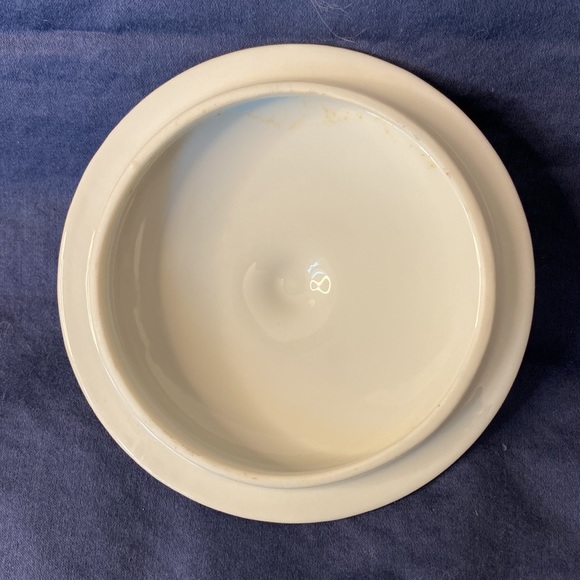 Vintage Cherry Blossom Fine 1067 ~ Cream & Sugar Bowl w/ Lid. ~ Japan - Picture 9 of 12